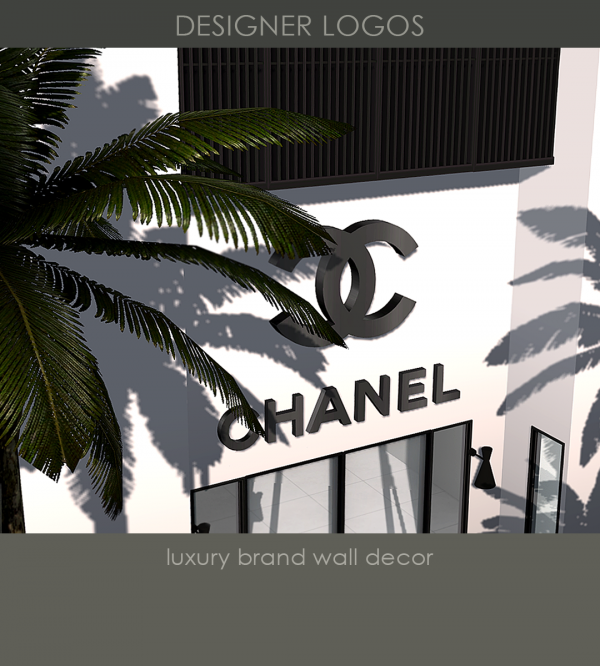 Alpha [KHD] Designer Logo Set by kerriganhouse - The Sims 4 Custom Content