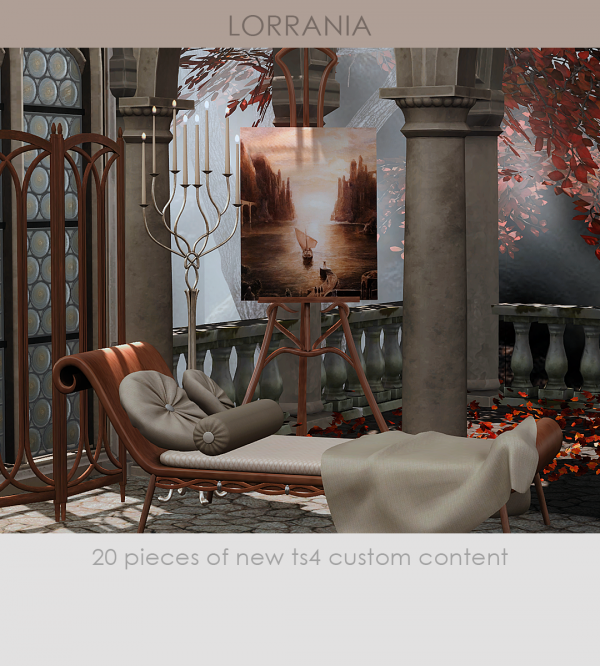 Alpha [KHD] Lorrania Set [April Reward] by kerriganhouse - The Sims 4 Custom Content