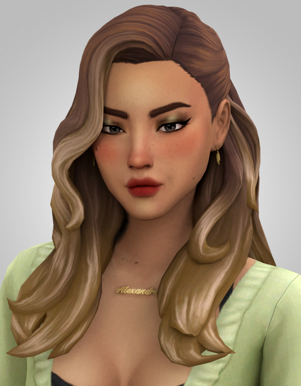 Maxis Match Chloe Hair The Simmer by simsfinds - The Sims 4 Custom Content