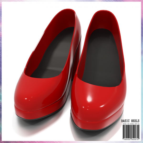 Alpha Basic Heels by simsfinds - The Sims 4 Custom Content