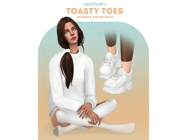 Maxis Match Toasty Toes Ultimate Socks Pack by Solistair - The Sims 4 Custom Content