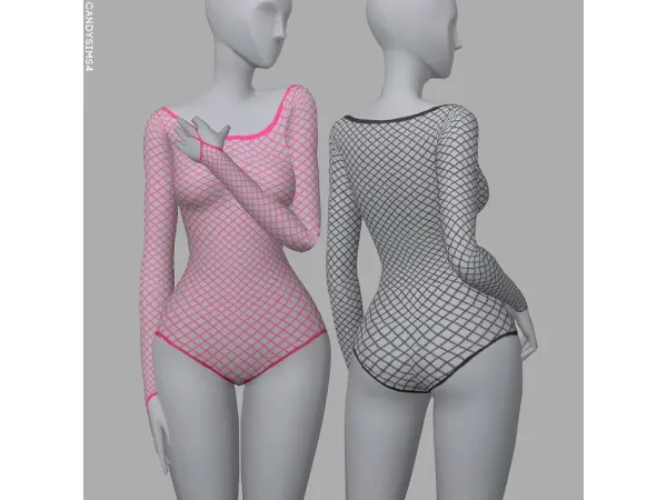 Alpha SUGAR BODYSUIT - The Sims 4 Custom Content