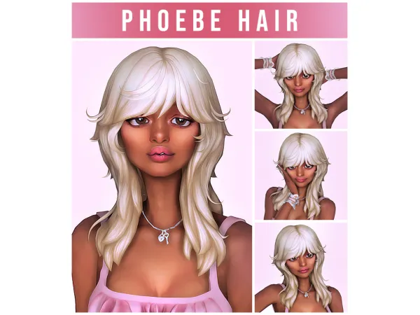 Maxis Match Phoebe Hair by Kamiiri - The Sims 4 Custom Content