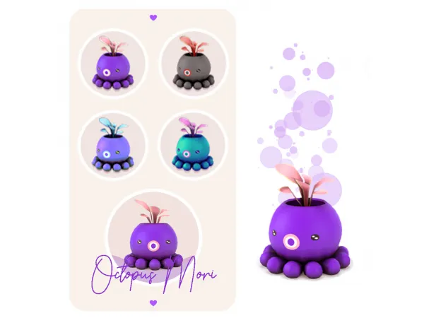 Maxis Match Octopus Mori - The Sims 4 Custom Content