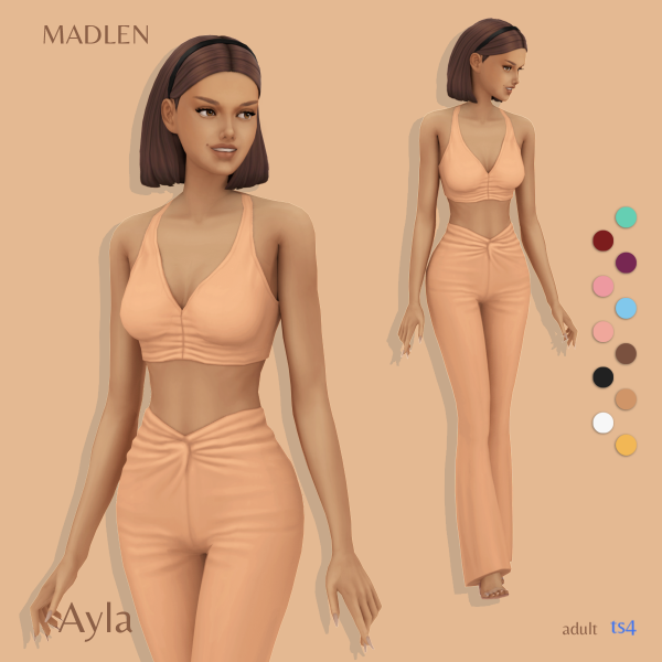 Maxis Match Ayla Outfit by madlensims - The Sims 4 Custom Content