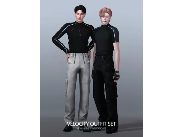 Velocity Outfit Set by rona_sims