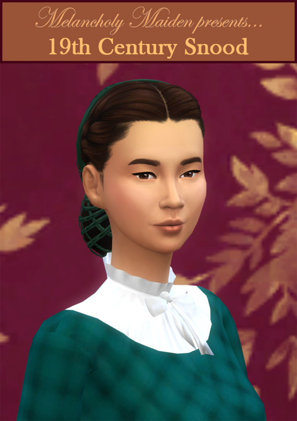Maxis Match November 19th Century Snood by simsfinds - The Sims 4 Custom Content