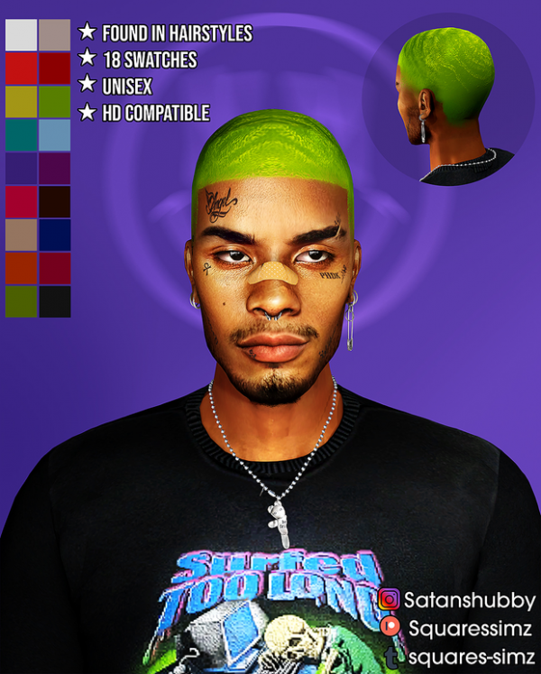 Alpha 360 Anyskin Waves by simsfinds - The Sims 4 Custom Content
