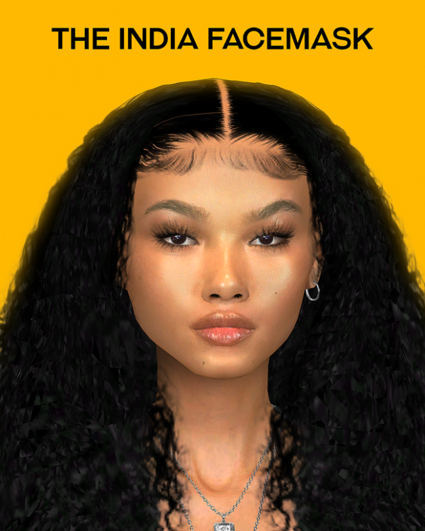 Alpha The India facemask by simsfinds - The Sims 4 Custom Content