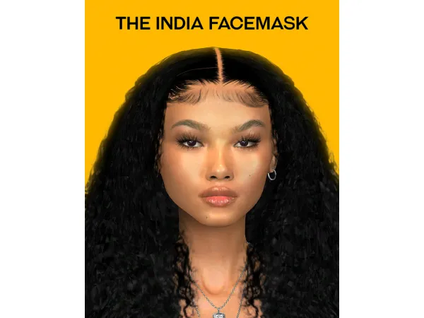 Alpha The India facemask by SATASHUBBY - The Sims 4 Custom Content