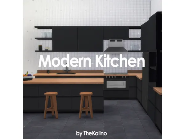 Modern Kitchen Set