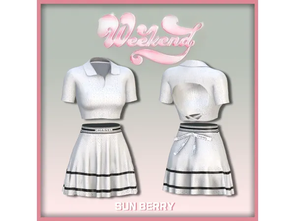 Alpha [SUNBERRY]GIFT SET 3 Taeyeon Weekend MV 89 1(Early access) by SUNBERRY - The Sims 4 Custom Content