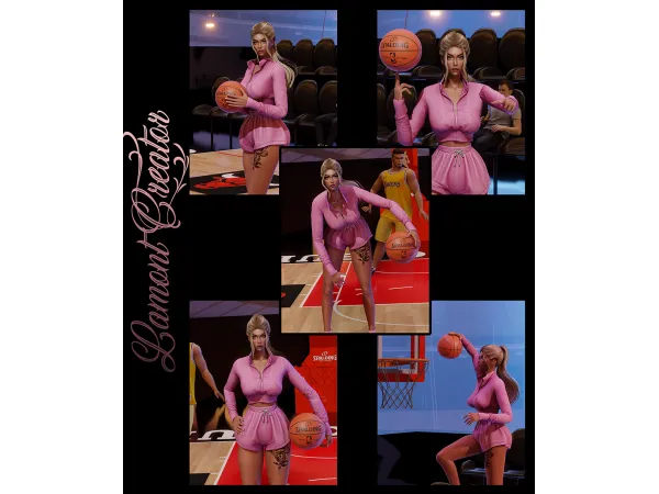 Mix Basketball 3 - The Sims 4 Custom Content