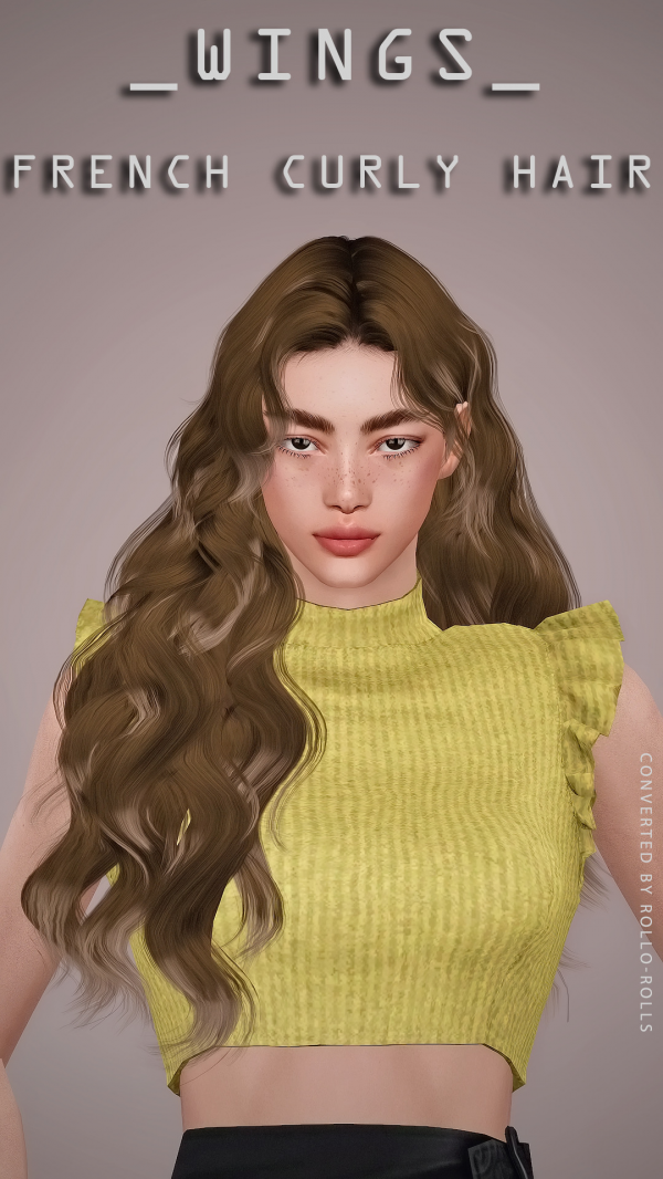 Wings Elegant Medium Long Curly Hair ER0908 4t3 by simsfinds - The Sims 3 Custom Content