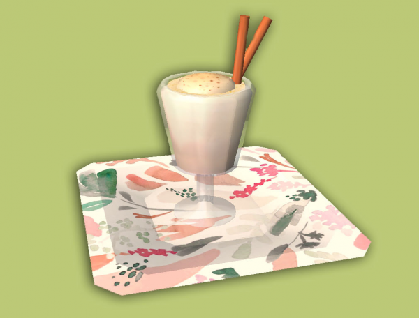 Coquito Dessert for by simsfinds - The Sims 2 Custom Content