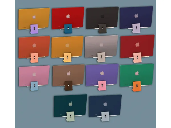 Apple iMac 24 Functional for - The Sims 2 Custom Content