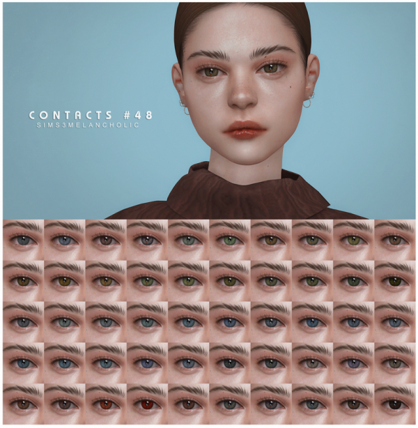 Alpha Contacts 48 Highlight 5 Eyebags 1 by simsfinds - The Sims 4 Custom Content