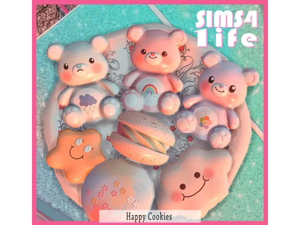 Mix Happy Cookies by sims41ife - The Sims 4 Custom Content