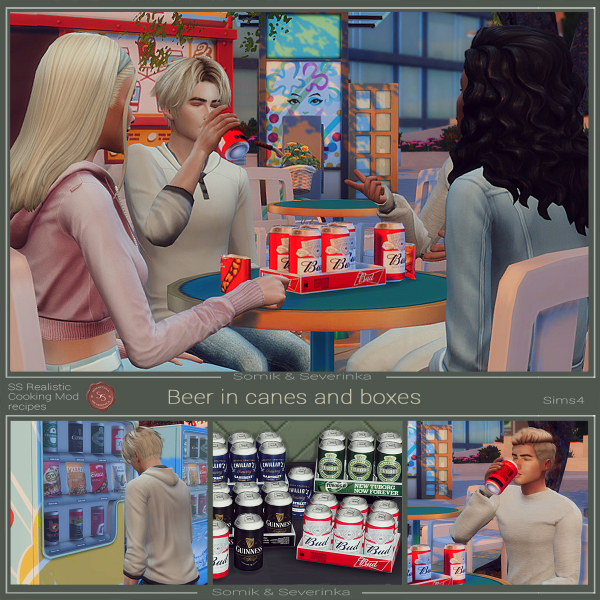Mix Functional Beer by simsfinds - The Sims 4 Custom Content