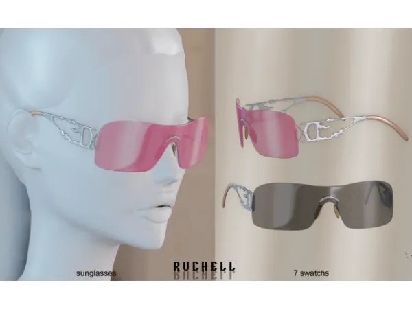 Alpha Barbie Sunglasses by ruchellsims - The Sims 4 Custom Content