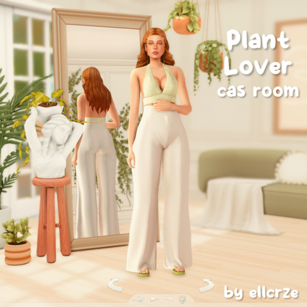 Maxis Match CAS Room Plant Lover by simsfinds - The Sims 4 Custom Content