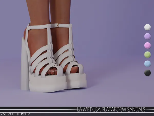 La Medusa plataform sandals