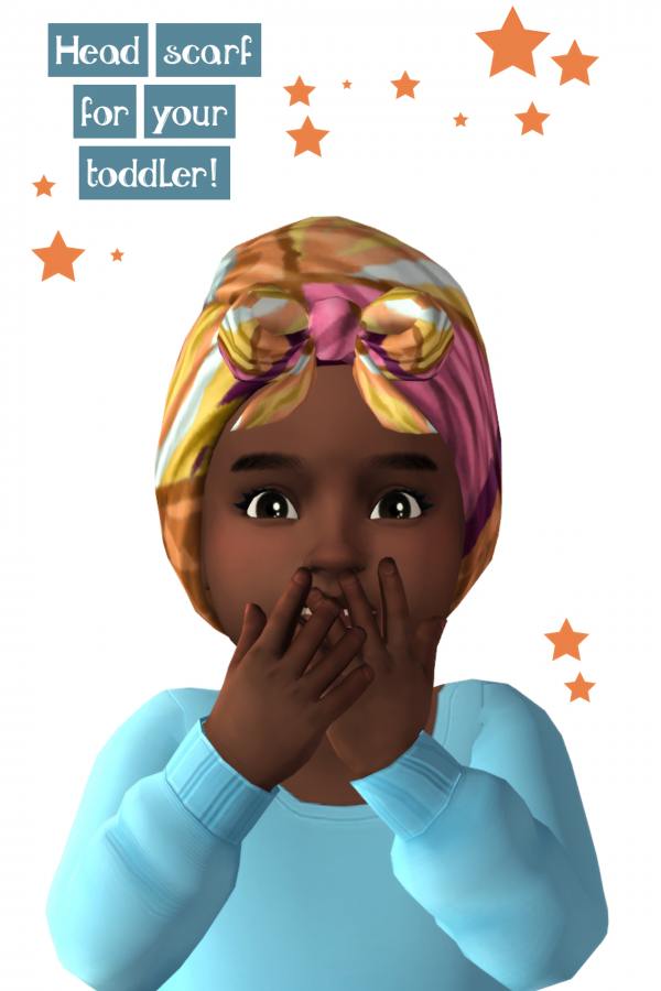Maxis Match Head Scarf by simsfinds - The Sims 4 Custom Content