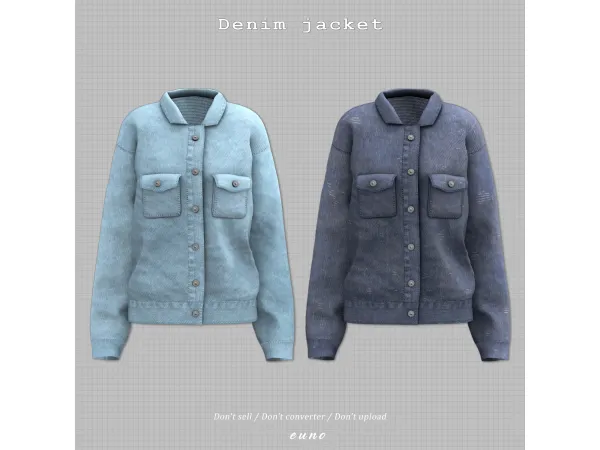 Denim jacket by euno sims