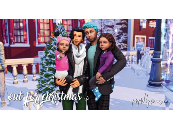 Mix Out for Christmas by simmireen - The Sims 4 Custom Content