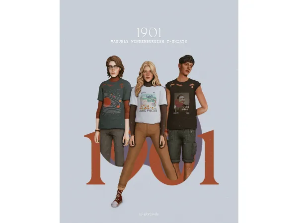 1901: windenburgish t-shirts by sforzinda