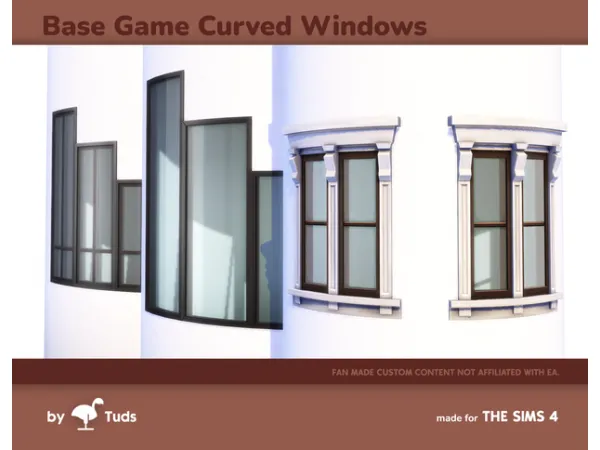 Base Game Curved Windows by TudTuds