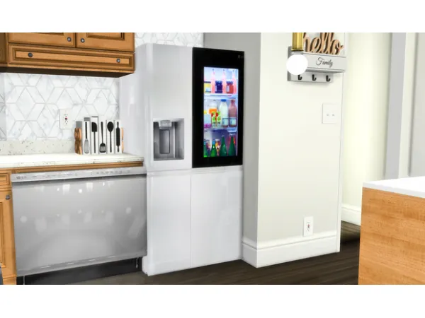 Mix Smart Fridge by gawdlygames - The Sims 4 Custom Content