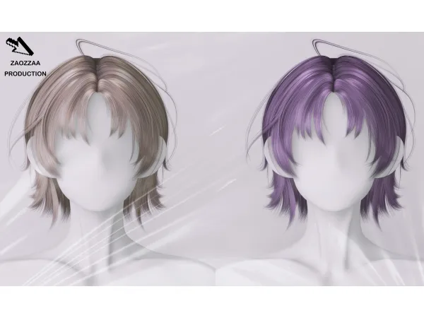 ♡Christmas Gift♡[ZAO]Orange Soda Hair (2Ver) by ZAO