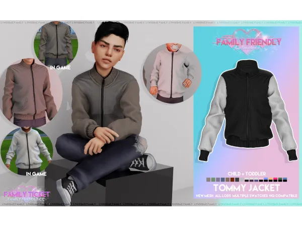 Tommy Jacket for Child+Toddler by LYNXsimz Family