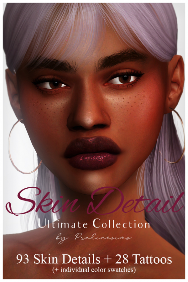 Alpha SKIN DETAIL TATTOO Ultimate Collection by simsfinds - The Sims 4 Custom Content