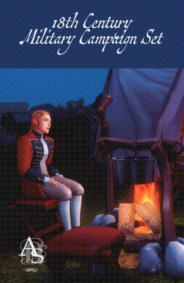 Maxis Match [TS4CC] 18TH CENTURY MILITARY CAMPAIGN SET by simsfinds - The Sims 4 Custom Content