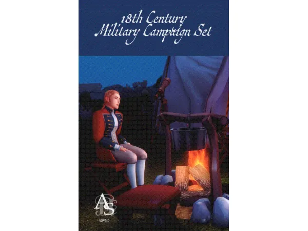 Maxis Match [TS4CC] 18TH CENTURY MILITARY CAMPAIGN SET by AnachroSims - The Sims 4 Custom Content