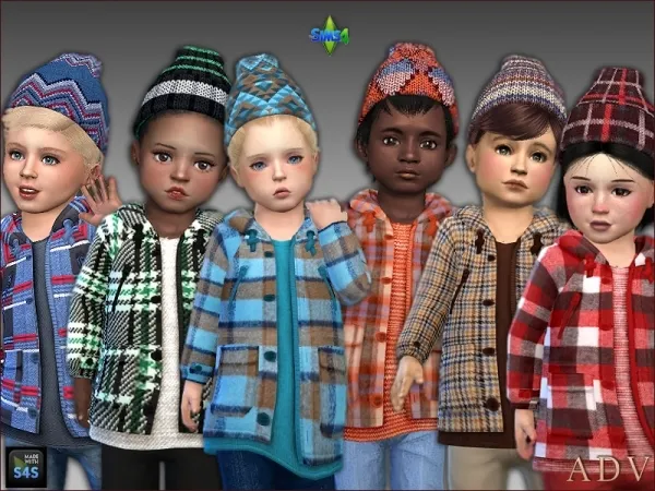 Jacket and hats for toddlers