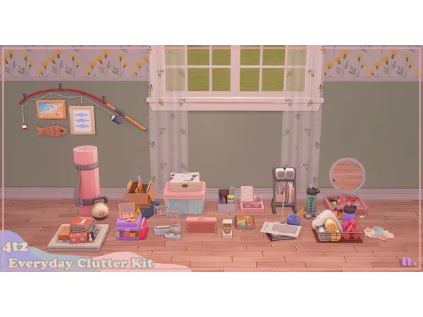 4t2 everyday clutter kit - The Sims 2 Custom Content