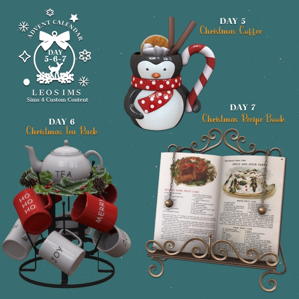 Alpha Advent Calendar Day 5 6 7 by leosims4cc - The Sims 4 Custom Content