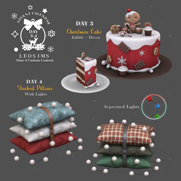 Alpha Advent Calendar Day 3 4 by leosims4cc - The Sims 4 Custom Content