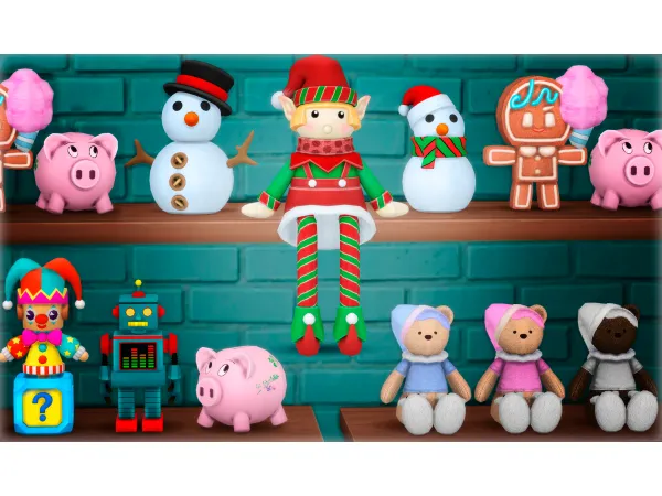 COLLECTION SURPRISE CHRISTMAS (8 ITEMS) by Jennifer Jennisims