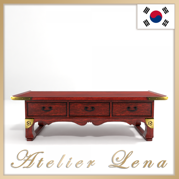 Alpha [Atelier Lena] Korean Traditional Low Table (경상) by simsfinds - The Sims 4 Custom Content