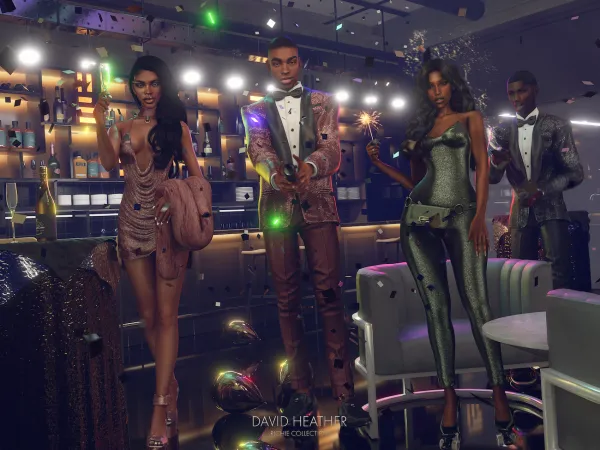 Alpha David Heather Richie Collection - The Sims 4 Custom Content