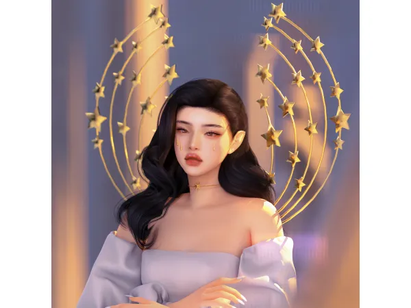 Alpha Saint Decoration Set by Chih - The Sims 4 Custom Content