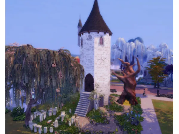 Maxis Match Wizard's Tower - The Sims 4 Custom Content