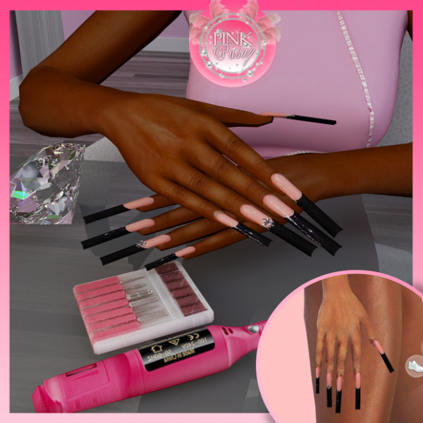 Mix CHROME ON ME SET by simsfinds - The Sims 4 Custom Content