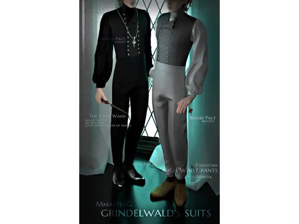Grindelwald‘s suits by mmatteog0808