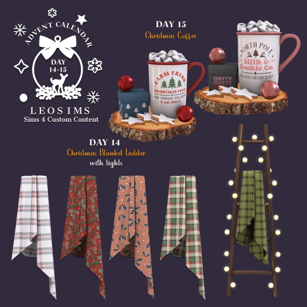 Maxis Match Advent Calendar Day 14 15 by leosims4cc - The Sims 4 Custom Content