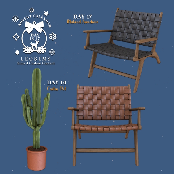 Alpha Advent Calendar Day 16 17 by leosims4cc - The Sims 4 Custom Content